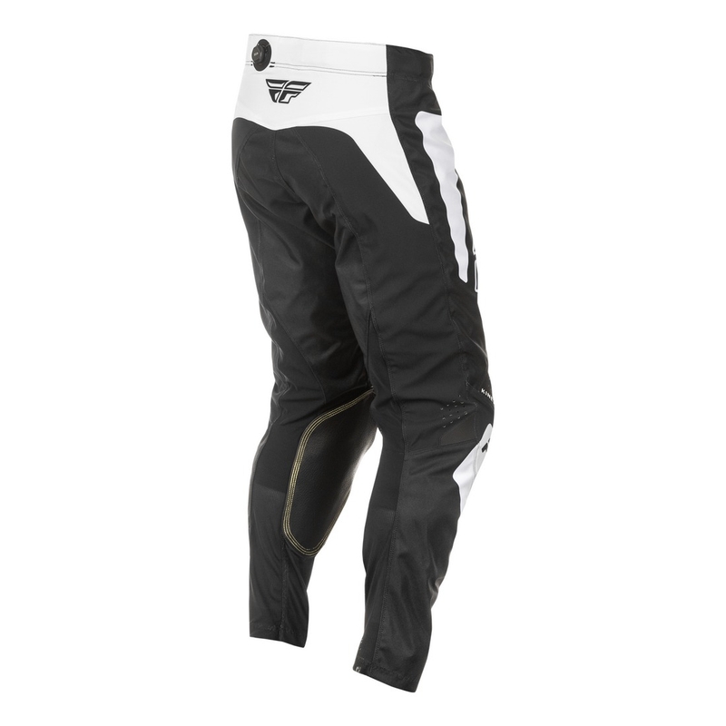 FLY Racing Kinetic Sym motokrossz nadrág fekete-fehér