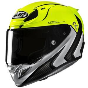 HJC RPHA 12 Kos MC3H zárt motoros bukósisak fluo zöld-szürke-fekete