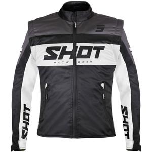 Shot Softshell Lite softshell kabát fekete-fehér