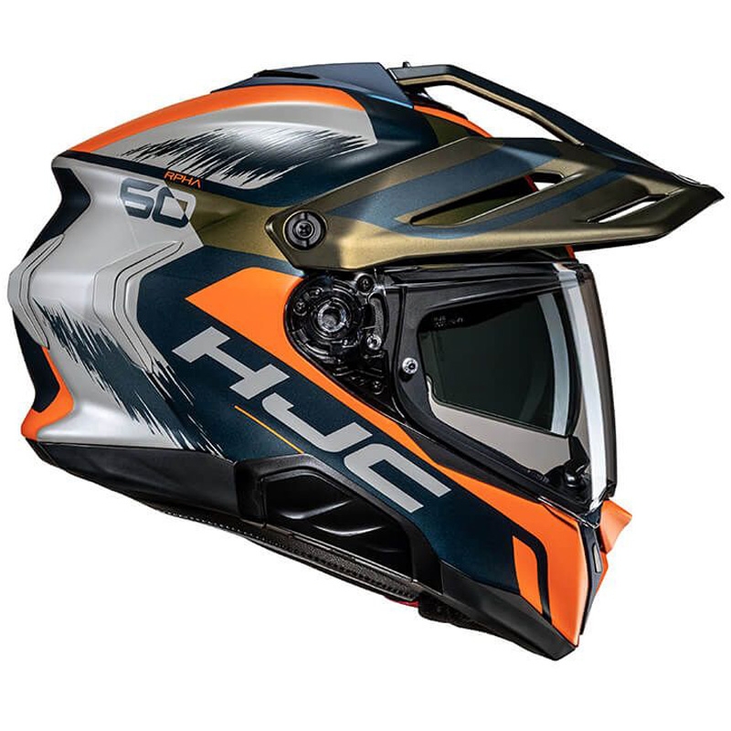 HJC RPHA 60 Quid MC47SF enduro bukósisak kék-szürke-narancssárga