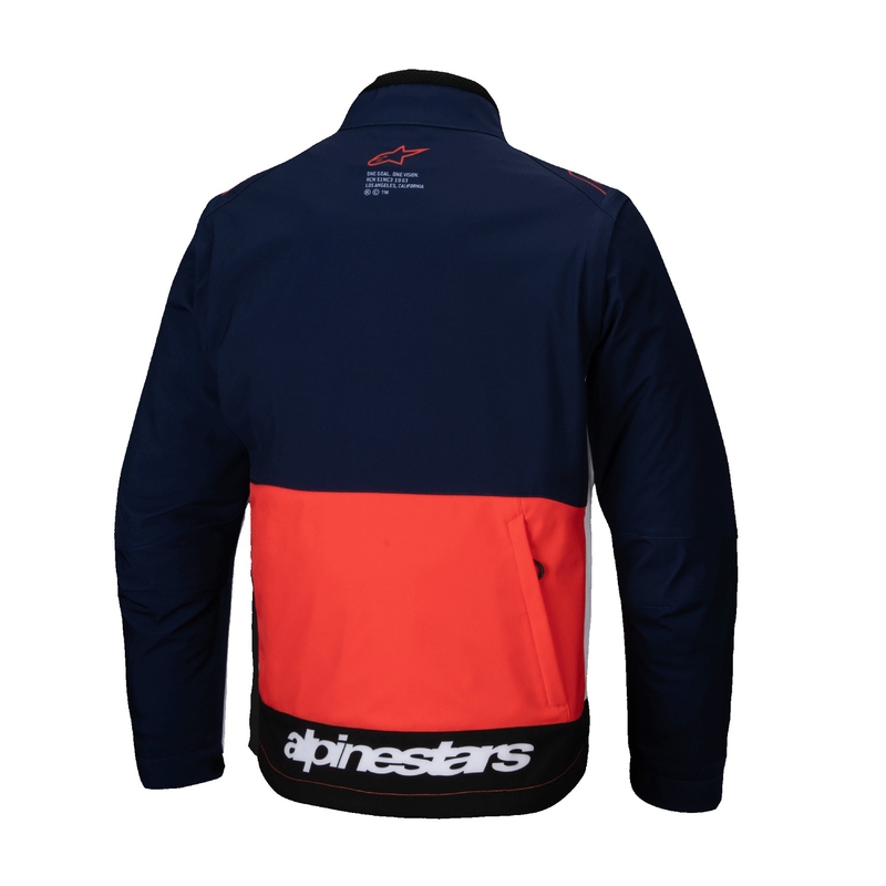 Alpinestars Lite Dura Softshell kabát kék-narancssárga-fehér