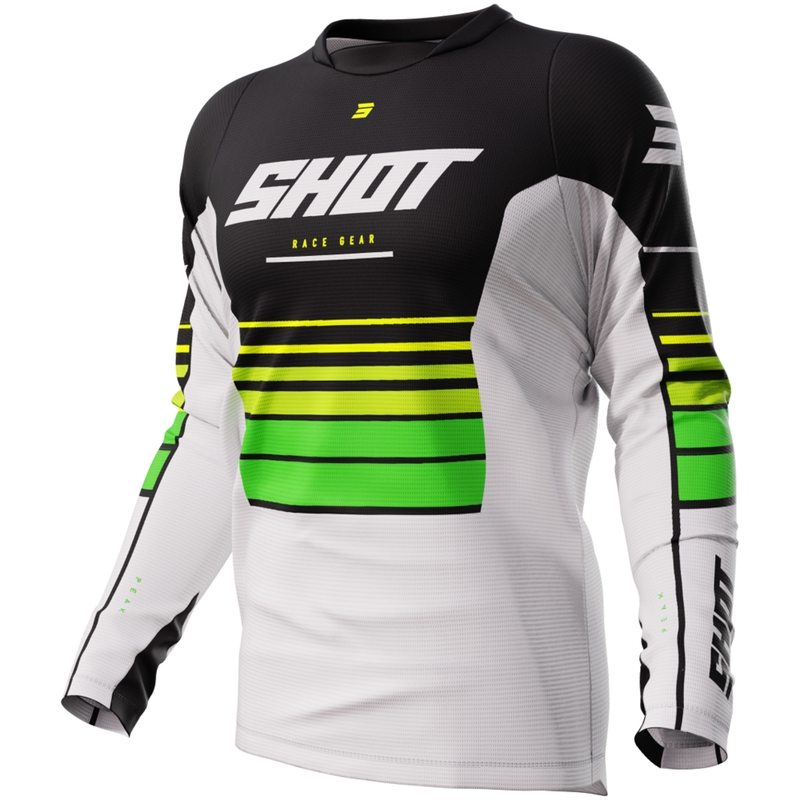 Shot Devo Peak motokrossz mez zöld kiárusítás