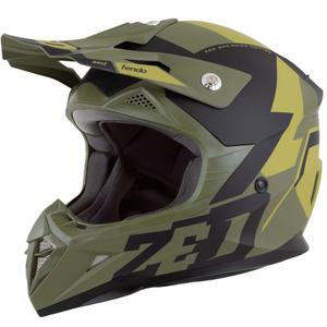 ZED X1.9 Tendo motocross sisak sötétzöld-világoszöld