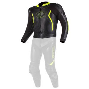 Férfi kabát Tschul 535 fekete-fluo sárga kiárusítás