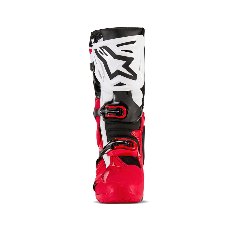 Alpinestars Tech 10 Enduro motorkerékpár csizma piros-fekete-fehér