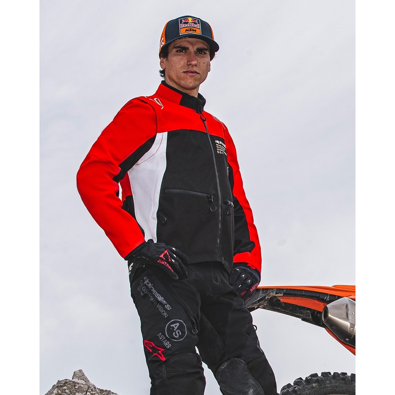 Alpinestars PRO-Dura kabát fekete-piros-fehér