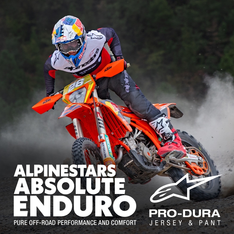 Alpinestars PRO-Dura motokrossz mez fekete-piros-fehér