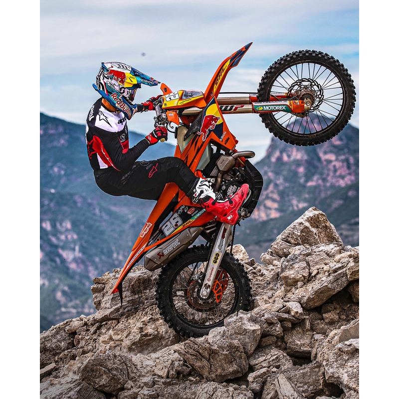 Alpinestars PRO-Dura motokrossz mez fekete-piros-fehér