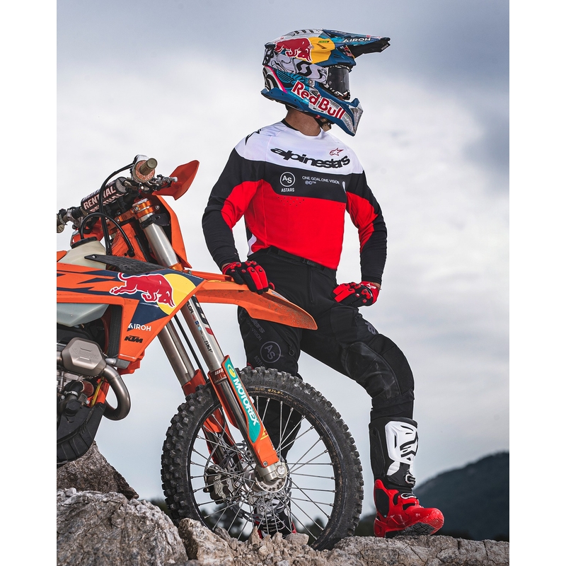 Alpinestars PRO-Dura motokrossz mez fekete-piros-fehér