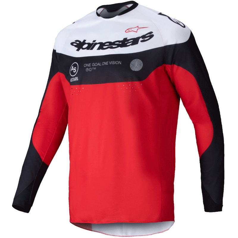 Alpinestars PRO-Dura motokrossz mez fekete-piros-fehér