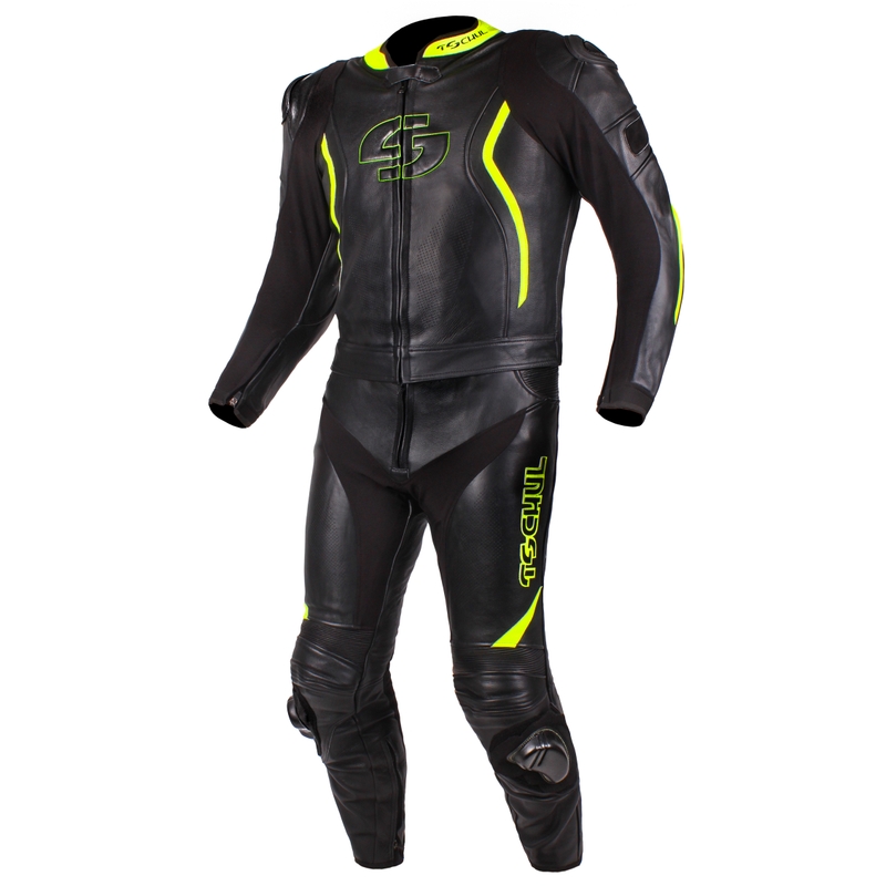 Férfi nadrág Tschul 535 fekete-fluo sárga kiárusítás