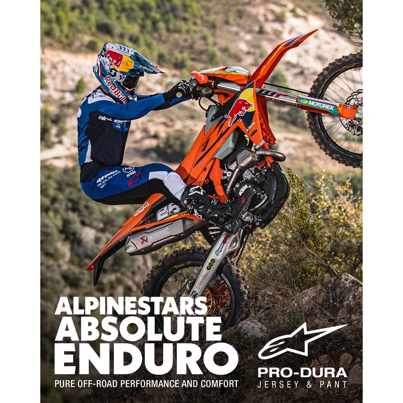 Alpinestars PRO-Dura motokrossz mez kék-fehér