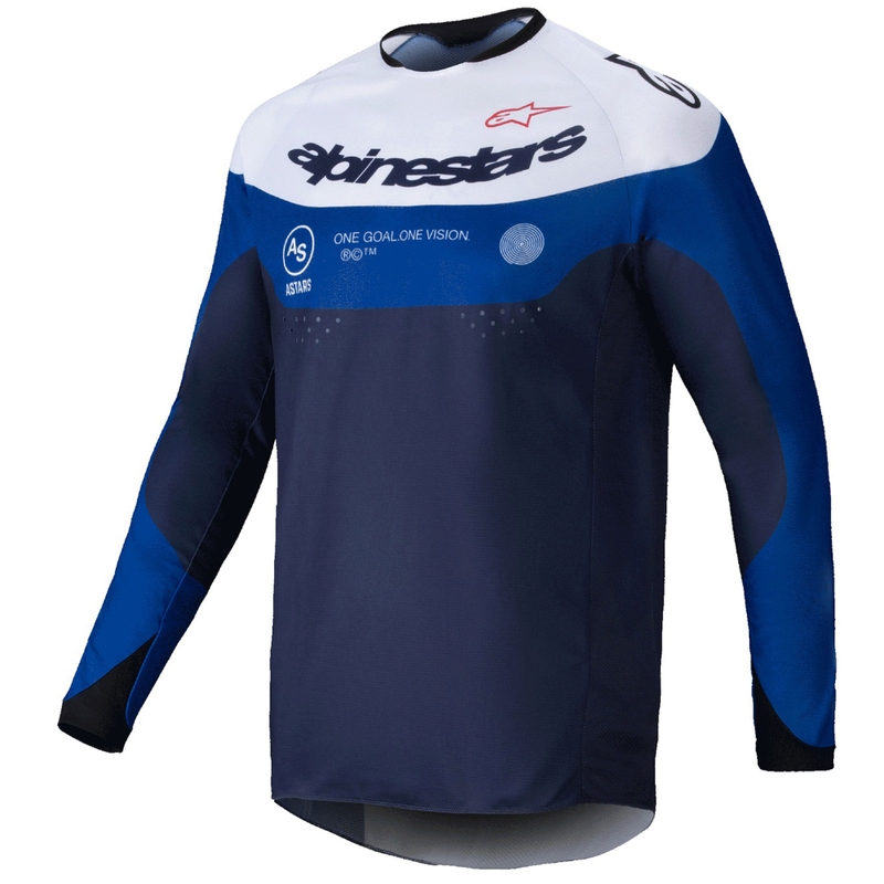 Alpinestars PRO-Dura motokrossz mez kék-fehér