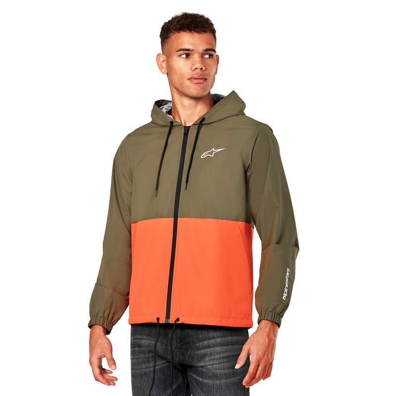 Alpinestars Speeded Windbreaker kabát zöld-narancssárga