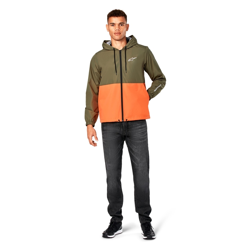 Alpinestars Speeded Windbreaker kabát zöld-narancssárga