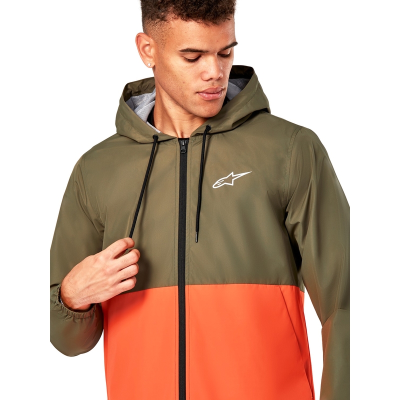 Alpinestars Speeded Windbreaker kabát zöld-narancssárga