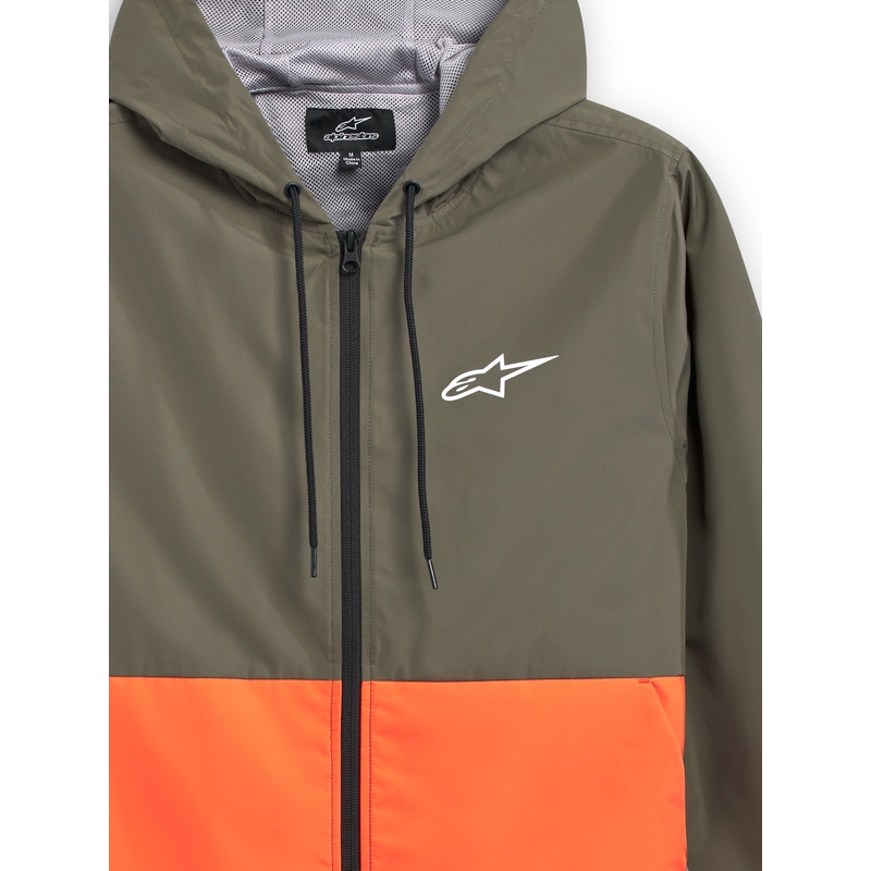 Alpinestars Speeded Windbreaker kabát zöld-narancssárga