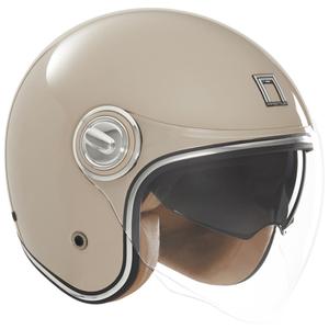 NOX PREMIUM Heritage nyitott motorkerékpár sisak bézs