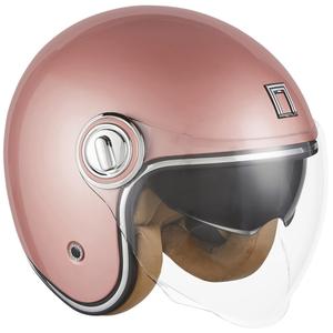 NOX PREMIUM Heritage nyitott motorkerékpár sisak rosegold