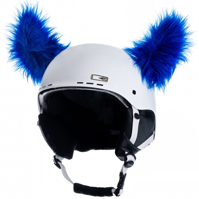 Crazy Ears sisakfülek szarvak fekete kék
