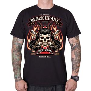 Black Heart HillBilly Boy póló fekete