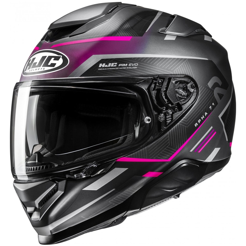 HJC RPHA 71 Ellon MC8SF zárt motoros bukósisak fekete-rózsaszín