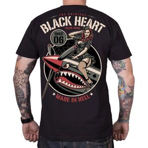 Black Heart Air Fighter póló fekete