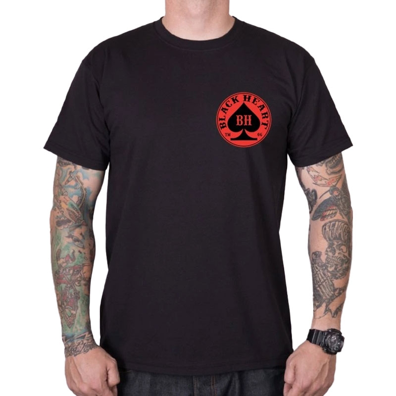 Black Heart Ace póló fekete