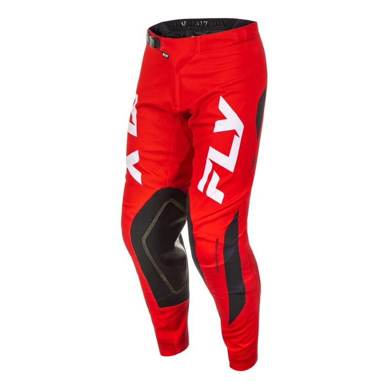 FLY Racing Evolution motokrossz nadrág piros-fehér-fekete