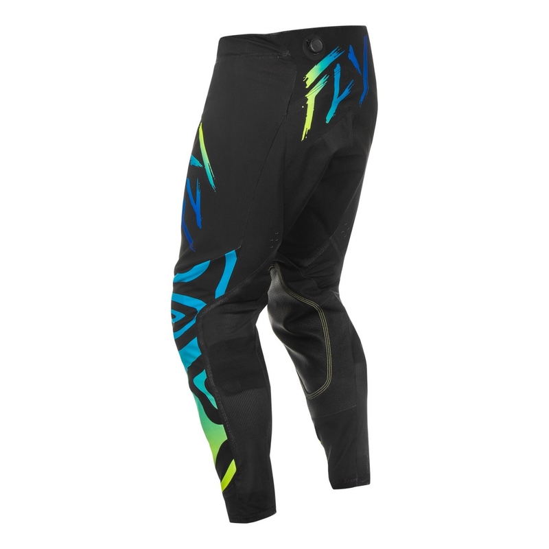 FLY Racing Evolution motokrossz nadrág fekete-kék-fluo sárga