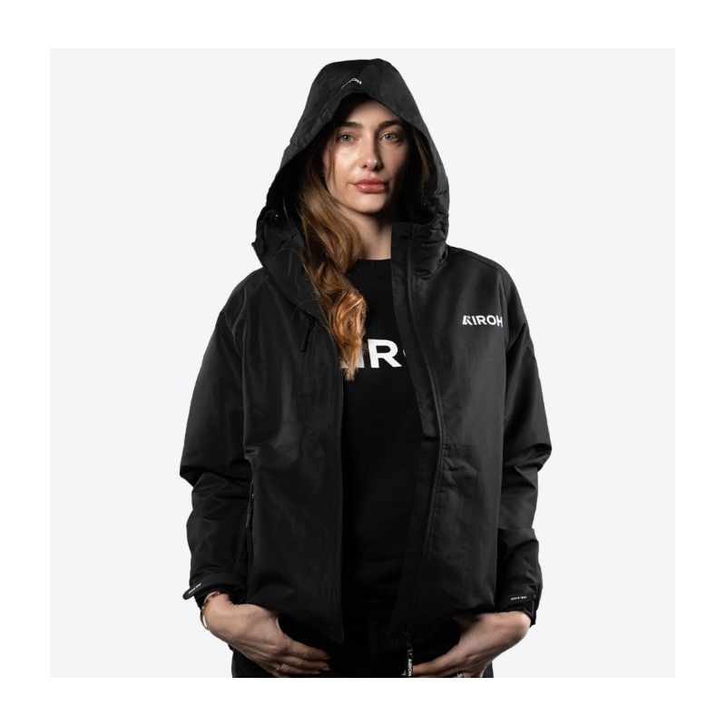 Airoh vízálló kabát fekete