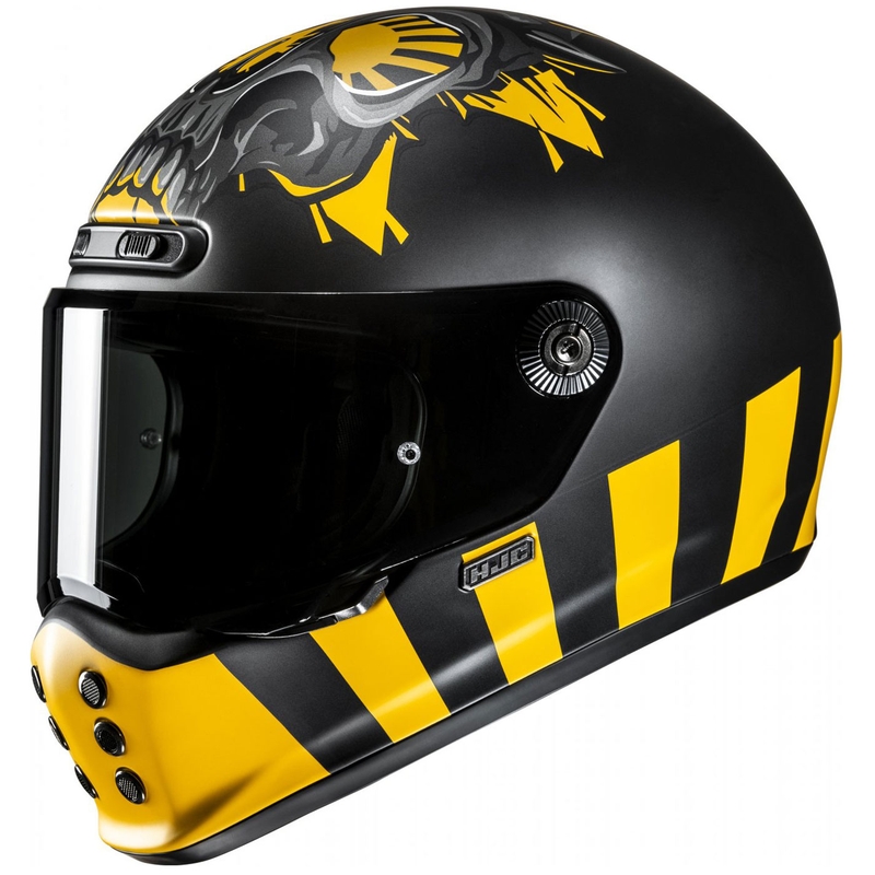 HJC V10 Crania MC3SF zárt motoros bukósisak fekete-sárga