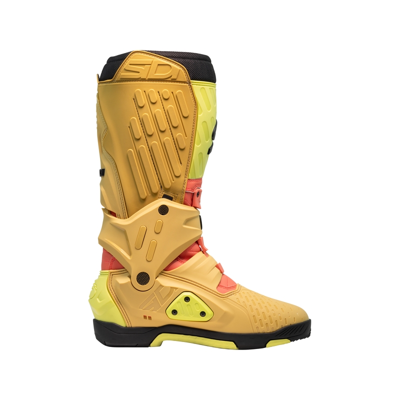 SiDi Crossair motoros csizma arany-zöld