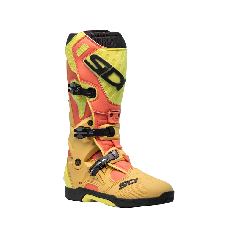 SiDi Crossair motoros csizma arany-zöld