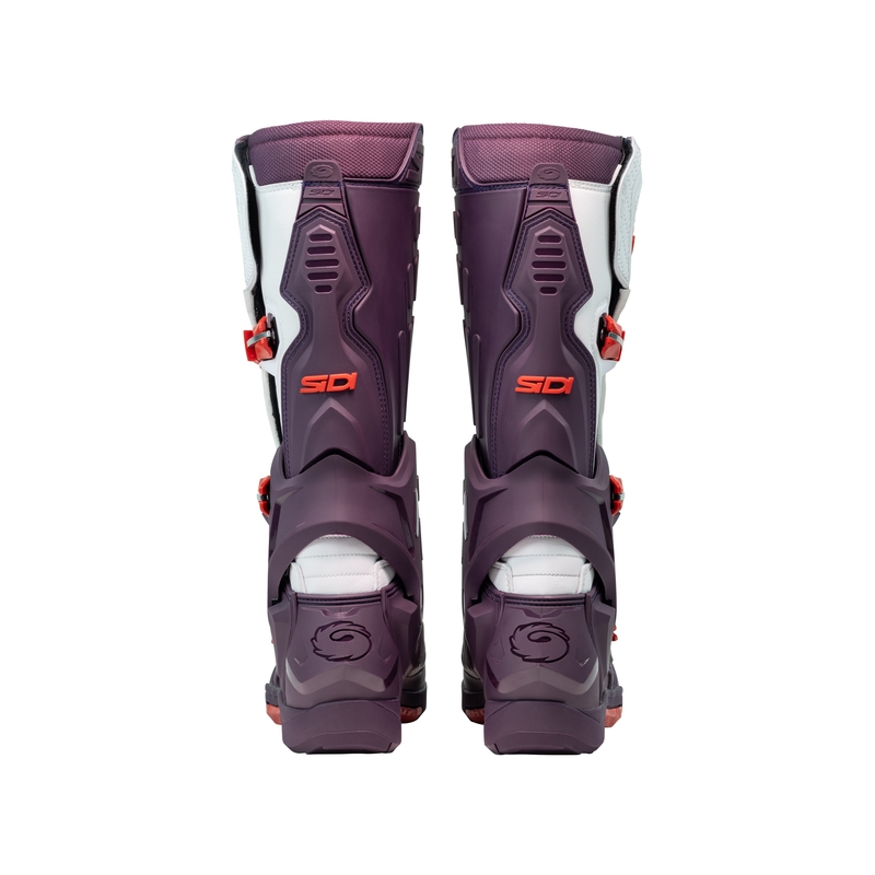 SiDi Crossair motoros csizma borvörös-fehér