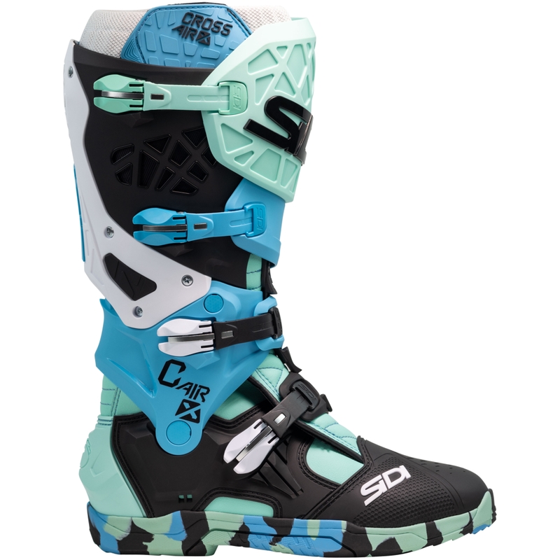 SiDi Crossair X motoros csizma türkizkék