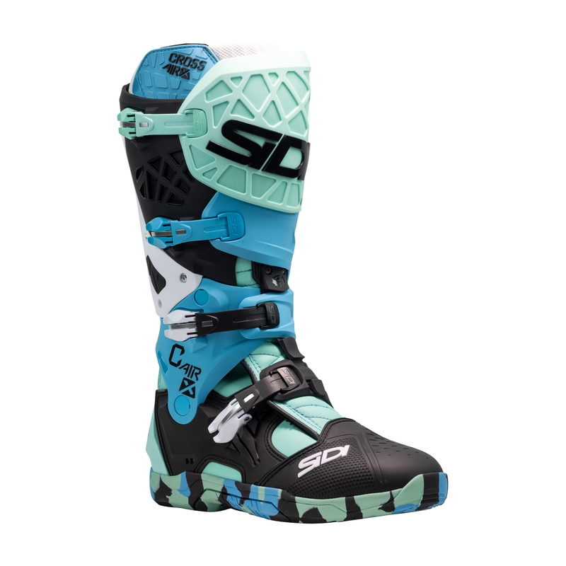 SiDi Crossair X motoros csizma türkizkék