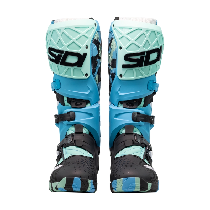 SiDi Crossair X motoros csizma türkizkék