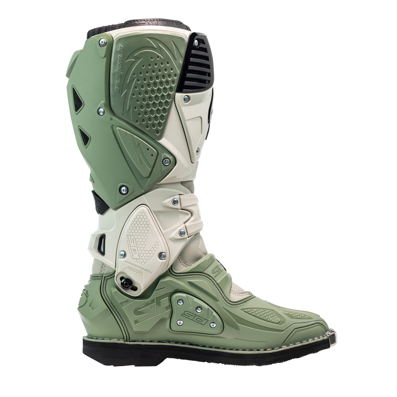 SiDi Crossfire 3 motoros csizma zöld-bézs