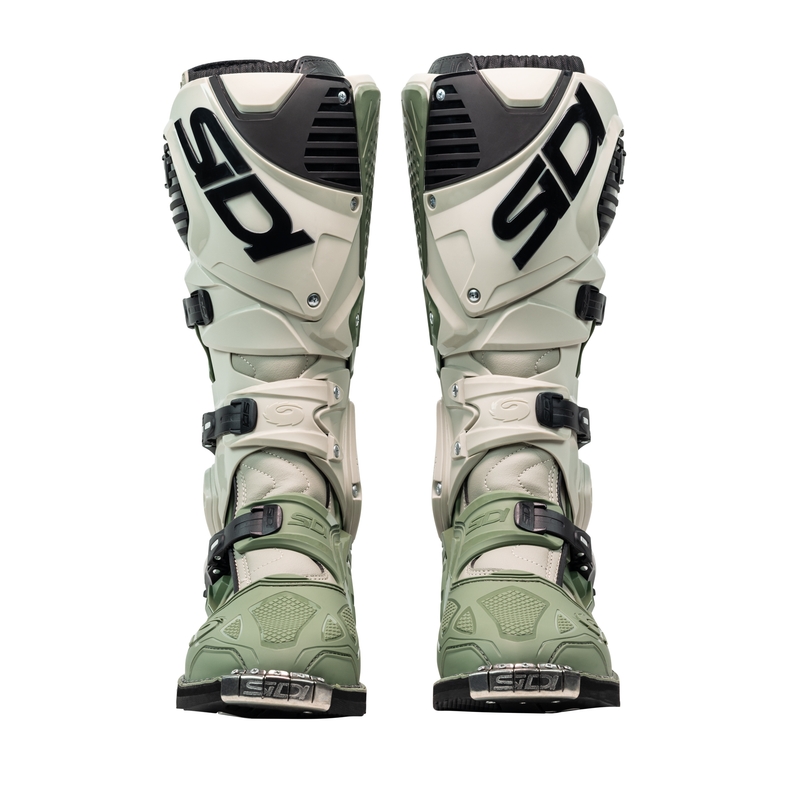 SiDi Crossfire 3 motoros csizma zöld-bézs