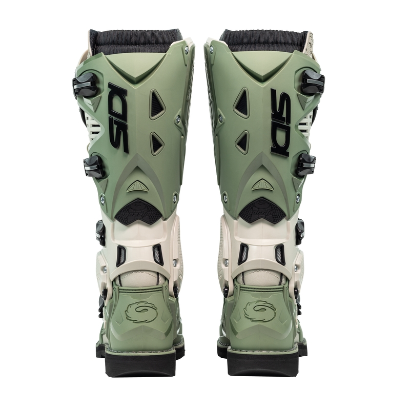 SiDi Crossfire 3 motoros csizma zöld-bézs