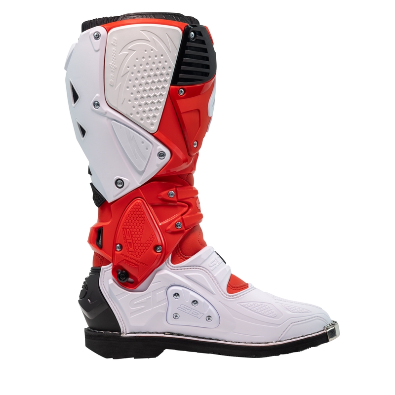 SiDi Crossfire 3 motoros csizma piros-fehér