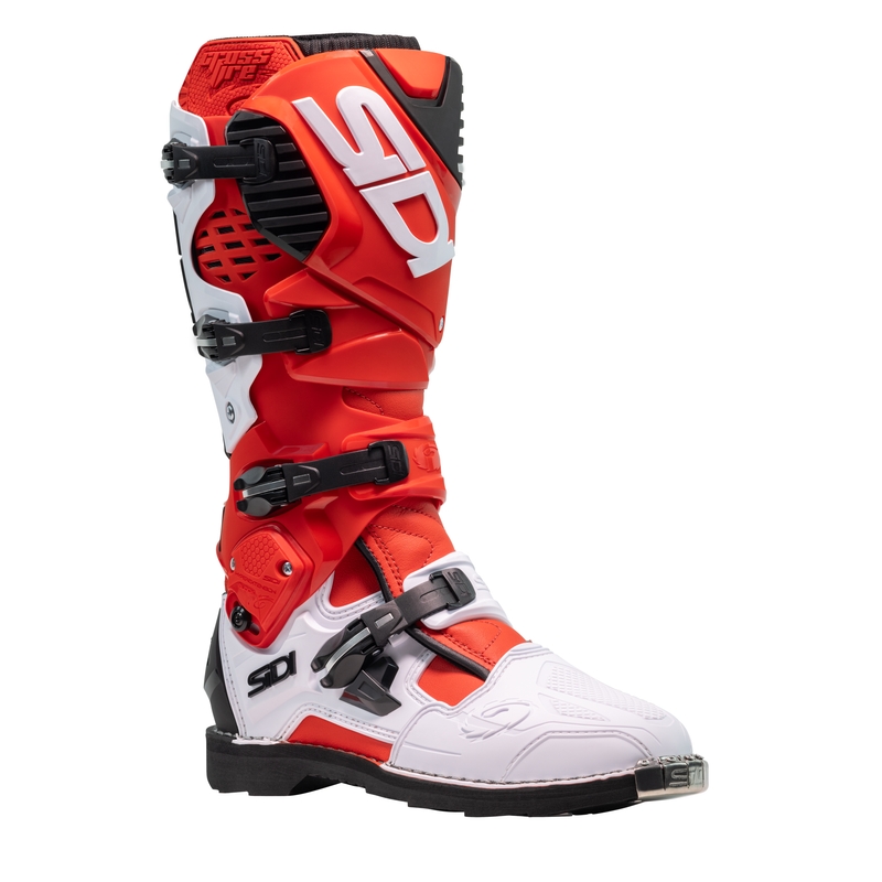SiDi Crossfire 3 motoros csizma piros-fehér
