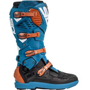 SiDi Crossfire 3 SRS motoros csizma kék-bronz