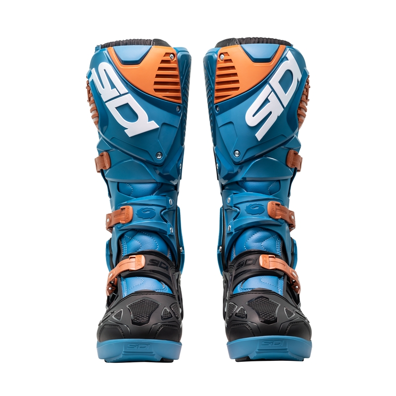 SiDi Crossfire 3 SRS motoros csizma kék-bronz