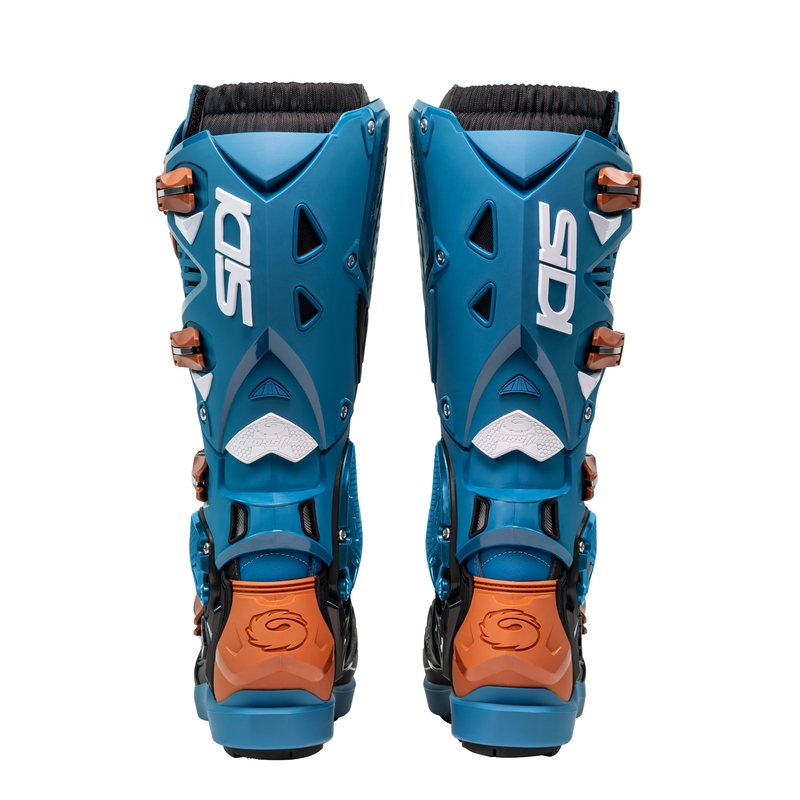 SiDi Crossfire 3 SRS motoros csizma kék-bronz