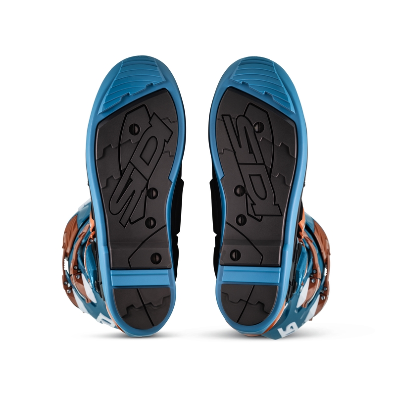 SiDi Crossfire 3 SRS motoros csizma kék-bronz