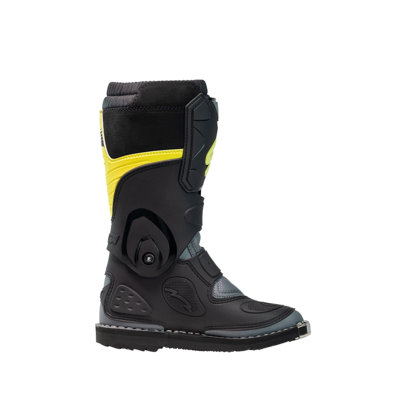 SiDi Flame gyerek motokrossz cipő fekete-sárga