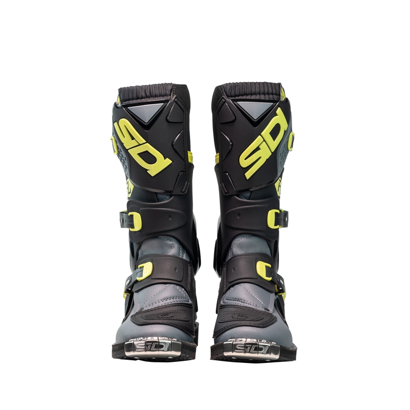 SiDi Flame gyerek motokrossz cipő fekete-sárga