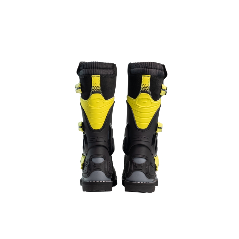 SiDi Flame gyerek motokrossz cipő fekete-sárga